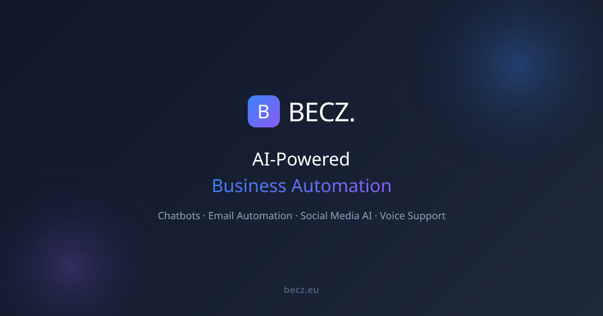BECZ – AI-Powered Business Automation